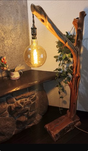 Lampada artigianale legno - artigianale,