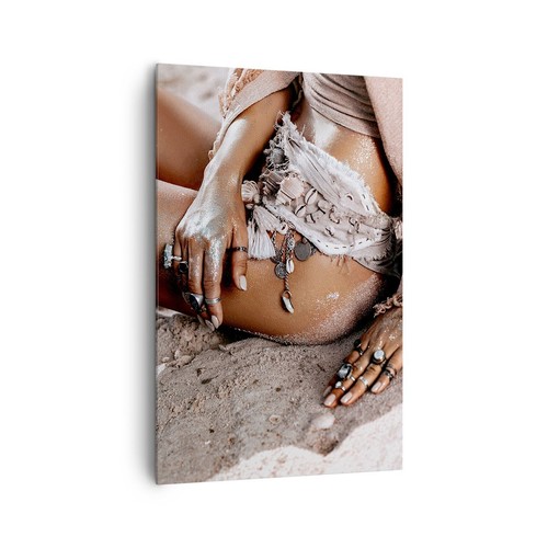 Quadro tela 80x120cm - 80x120cm, sabbia
