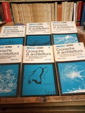 Cronache di Architettura di Bruno Zevi , lotto di 6 volumi, 1978