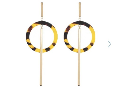 Orecchini goccia lineari a - a,
