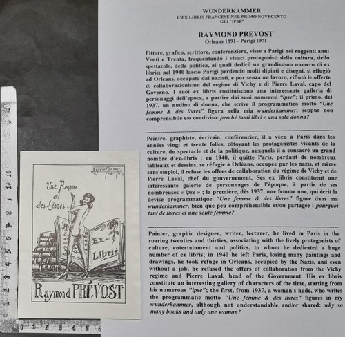 Wunderkammer exlibris - exlibris, "