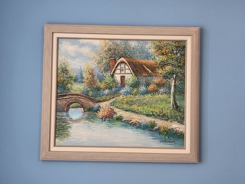 Dipinto olio originale - , firmato