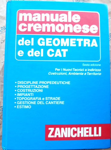Manuale cremonese del geometra - manuale,