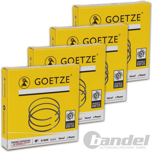 Goetze anelli pistone 80mm - anelli,