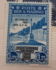 FRANCOBOLLO REPUBBLICA DI SAN