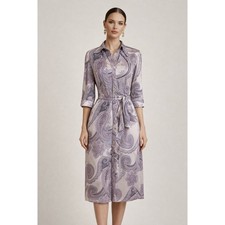 Max Mara Purple Paisley
