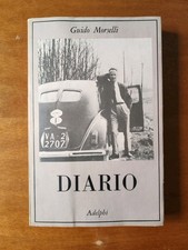 Guido Morselli DIARIO Adelphi La Collana Dei Casi 1988