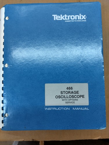 Tektronix 466 storage - tektronix,