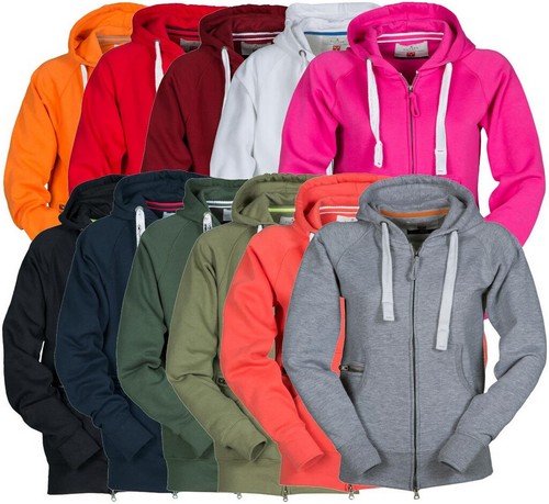 Felpa con cappuccio zip lunga - cappuccio,