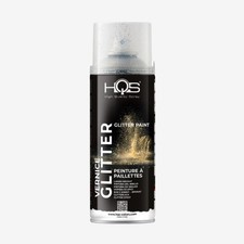 HQS COLORS VERNICE SPRAY EFFETTO GLITTER ARGENTO/SILVER 400 ML 