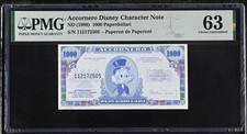 Disney Accornero 1.000 Paperdollari (1988) - "Paperon de Paperoni" PMG 63