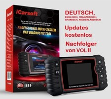 iCarsoft VOL V2.0 per Volvo Saab diagnostica scanner olio servizio reset OBD 2 TEDESCO