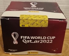 BOX DA 100 BUSTINE FIGURINE PANINI FIFA WORLD CUP QATAR 2022 CON EXTRASTICKER