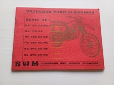 SWM modelli serie TF1 Regolarità 1980 catalogo ricambi TELAIO originale