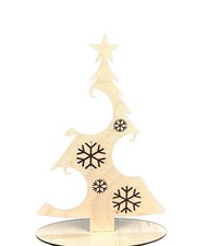 Albero di natale in legno con