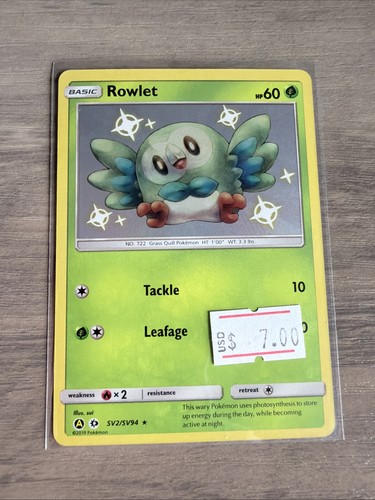 Pokemon shiny vault rowlet - shiny,