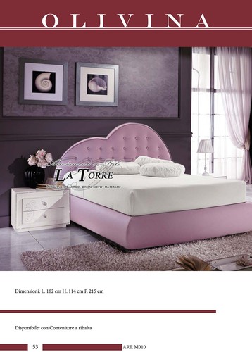 Letto matrimoniale design - letto,