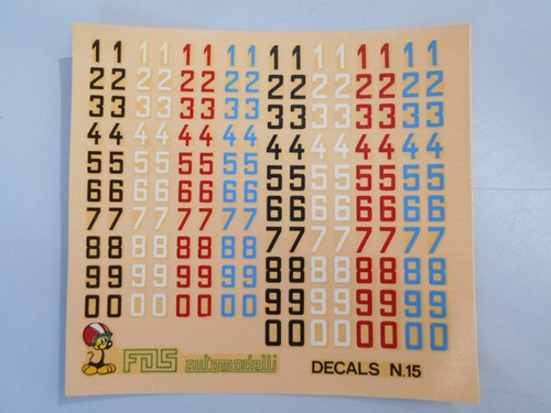 Fds15 fds decals numeri - fds15,