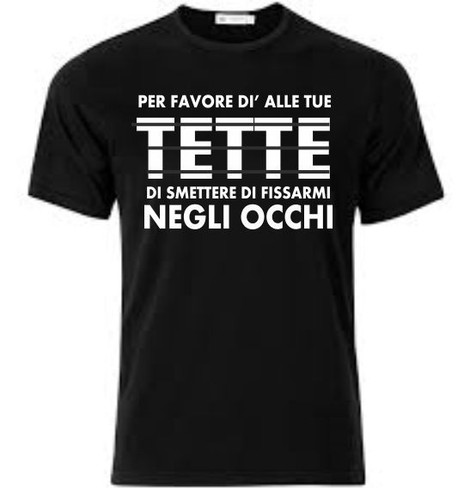 Shirt uomo con - con, scritta