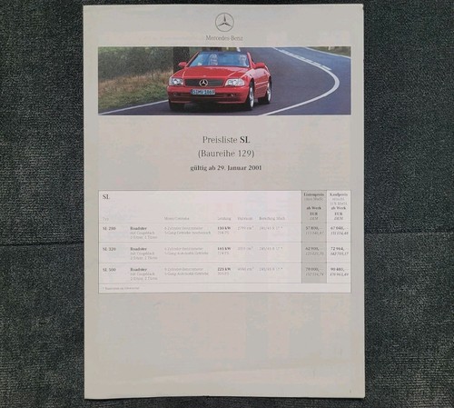 Mercedes 500 320 280 r129 - mercedes, sl