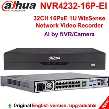 Dahua NVR4232-16P-EI 32CH 16PoE 2SATA 4K NVR WizSense 16MP registratore SMD+ volto