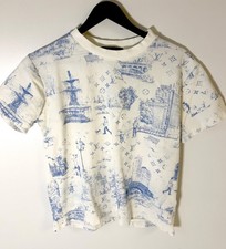 Louis Vuitton Blue Floral Tee