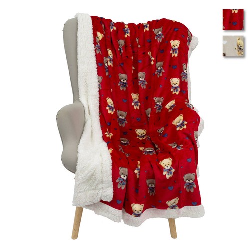 Plaid morbidotto orsacchiotti - morbidotto,