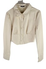 Giacca corta BERSHKA beige