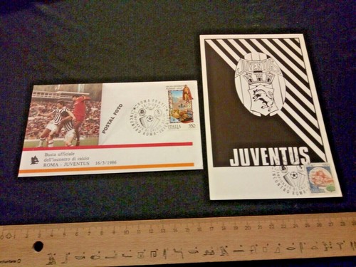 Cartolina roma juventus - as,