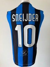 Maglia firmata WESLEY SNEIJDER - Finale Inter Milan Champions League 2010 -PROOF/COA-