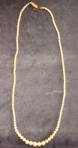 Collana perle vintage - 52, cm