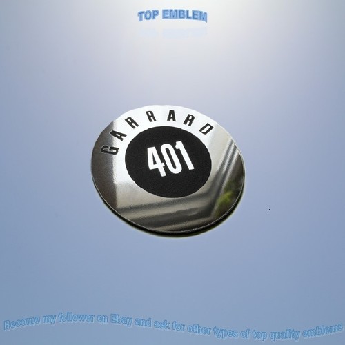 Garrard 401 50mm emblema badge - garrard,