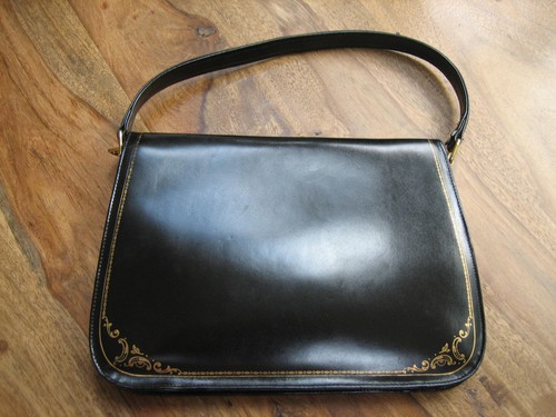 Misuri borsa mano pelle nera - mano,