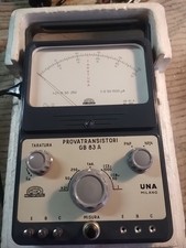 VINTAGE Transistor Tester - Prova Transistor UNA O.H.M GB83A  TESTATO
