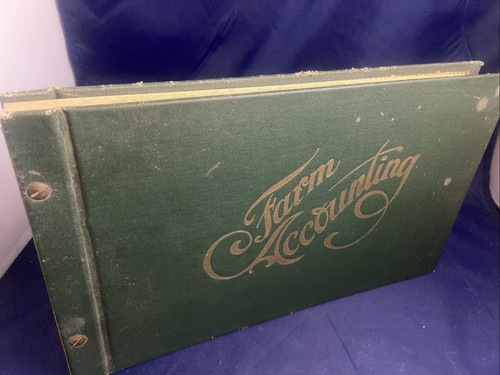 Antique circa 1917 - , ledger
