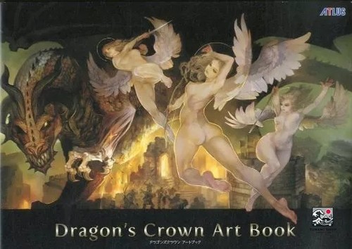 Dragon crown art book - crown,