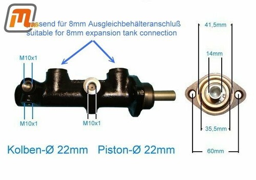 Cilindro freno principale - , ford