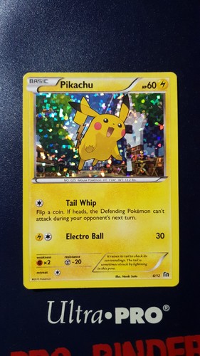 Pokemon tcg pikachu holo - holo, 6/12