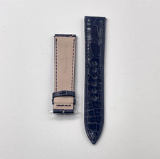 Jaeger Le-Coultre Rendez Vous cinturino watch strap alligatore blu 18/16