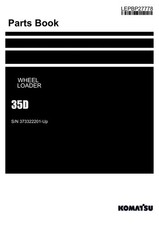 Komatsu 35D Wheel Loader Parts