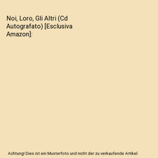 Noi, Loro, Gli Altri (Cd