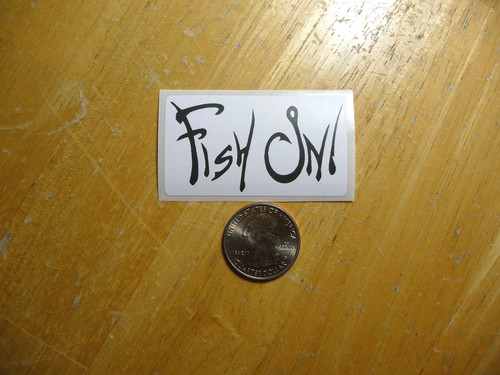 Fish sticker decalcomania 1 - sticker,
