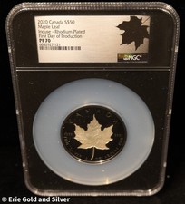 2020 canadese $50 Incuse 3 oz