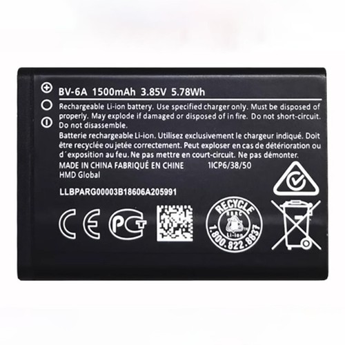 1pcs batteria bv6a per - 1pcs,