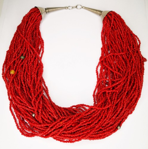 Collana vintage tribale - collana,
