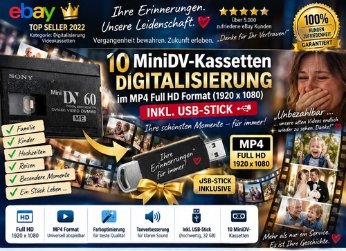 Cassette minidv digitalizza - 10,