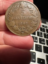 5 Centesimi 1862 Napoli - Regno d'Italia