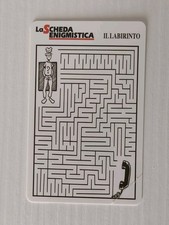 Scheda telefonica rara - scheda,