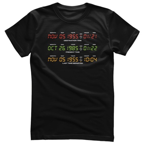 Shirt back the future - to,