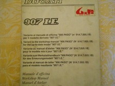 aggiornamento MANUALE OFFICINA DUCATI 907 ie PASO